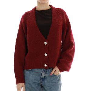CARDIGAN GIOIELLO BORDEAUX